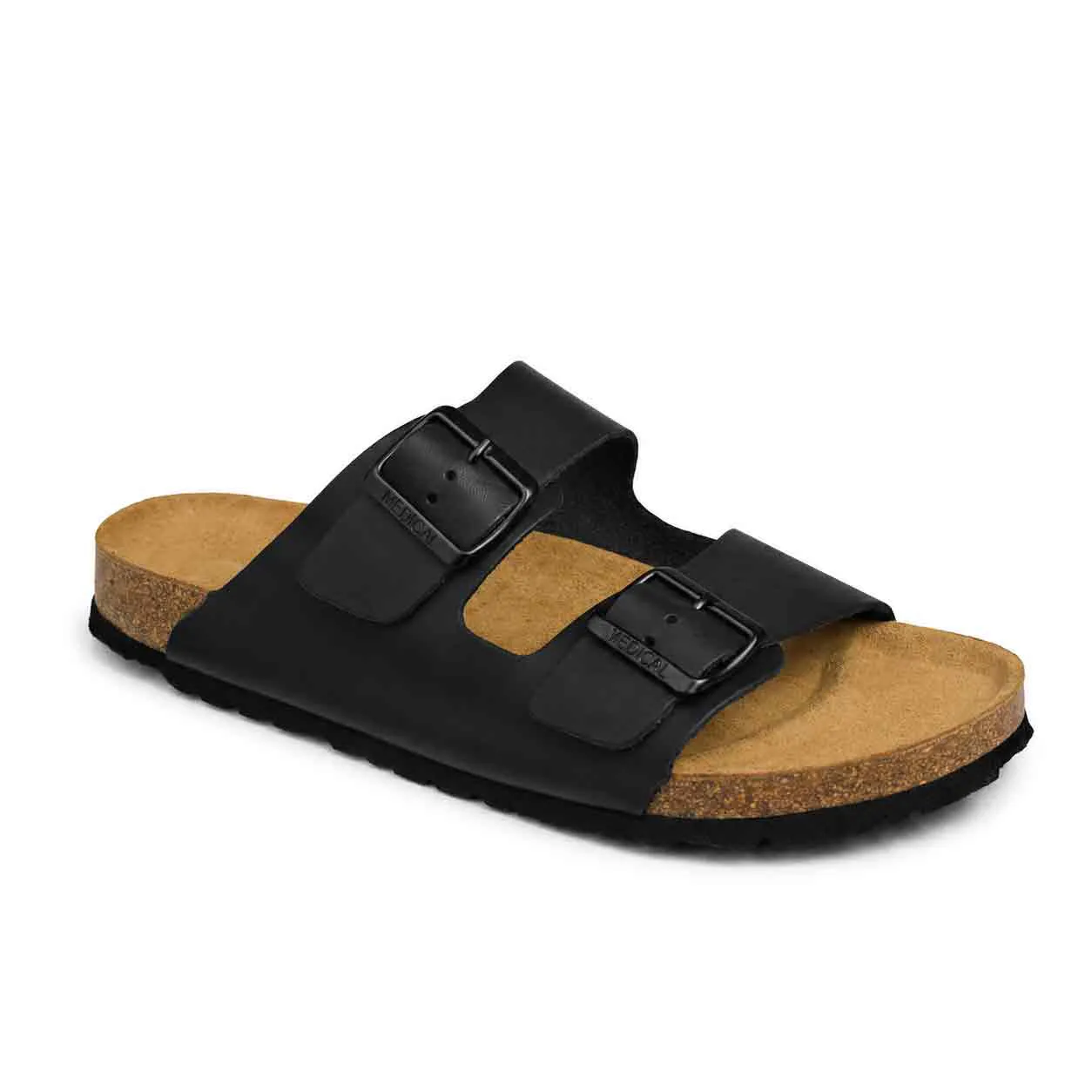 Sandale pour homme s030-1 Noir cuir
